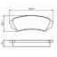 Тормозные колодки Bosch дисковые задние TOYOTA Land Cruiser 100 (J100) -07 0986424641 Орехов
