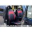 Авточехлы из эко кожи FIAT Qubo 2008-2020 POK-TER Design Leather с серой вставкой Акимовка