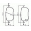 Тормозные колодки Bosch дисковые передние Nissan Murano Z50 Front 0986494366 Ровно