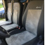 Авточехлы для CITROEN JUMPY 2007- эко кожа с алькантарой POK-TER Exclusive 1+2 серый Фастов