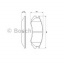 Тормозные колодки Bosch дисковые передние NISSAN Primera -96 0986460981 Одеса