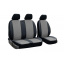 Авточехлы для MERCEDES Vito W638 1996-2003 POK-TER Perline 1+2 с серой вставкой перфорированной экокожи Кропивницкий