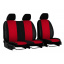 Авточехлы для CITROEN JUMPY 1995-2007 с эко кожи POK-TER Elit 1+2 красный Косів