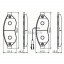 Тормозные колодки Bosch дисковые передние CITRON/FIAT/PEUGEOT F PR2 0986495096 Черновцы