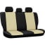 Авточехлы из эко кожи Daihatsu Materia 2006- POK-TER Road с бежевой вставкой Дніпро