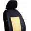 Авточехлы на сиденье GEELY CK 2 2007-2011 (2002-2011) POK-TER Premium Unico с бежевой вставкой алькантара Новониколаевка