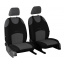 Майки чехлы на передние сиденья BMW X5 2006-2013 E70 Pok-ter Tuning Classic серые Київ