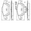 Тормозные колодки Bosch дисковые передние FORD Escort VII 1.3i,1.4i,1.6i,1.8i -01 0986460949 Херсон