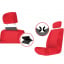 Авточехлы из эко кожи FORD Focus 2005-2011 POK-TER Design Leather с серой вставкой Ромны