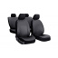 Авточехлы из эко кожи Nissan Note (2004-2013) POK-TER Design Leather с черной вставкой Ладан