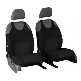 Майки-чехлы на передние сиденья CHERY E5 2011-2016 POK-TER Tuning Classic черные (r415984)