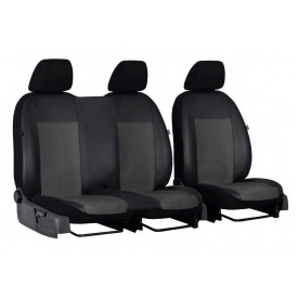 Авточехлы комбинированные IVECO Daily 2011-2014 POK-TER Unico 1+2 с серой вставкой