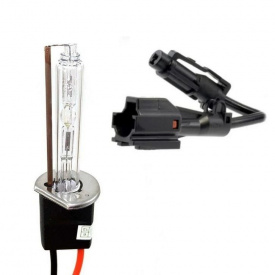 Ксеноновая лампа Квант H1 12-24V 5000К с керамической вставкой 1 шт