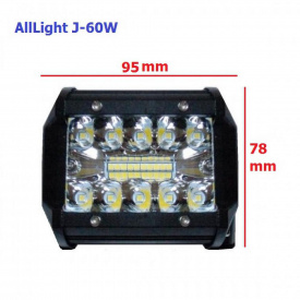 Светодиодная фара AllLight J-60W EPISTAR spot 9-30V
