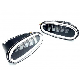 Комплект противотуманных LED фар AllLight для Daewoo 5 линз 50W 2 шт