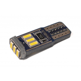 Светодиодная лампа StarLight T10 9 диодов 4014 12V 0.3W WHITE / печатная плата / мультиполярная