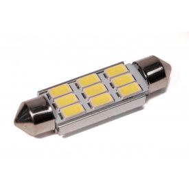 Светодиодная лампа StarLight T11 9 диодов 5630 1.5W 12V WHITE / 41mm / мультиполярная