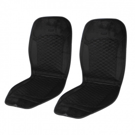 Накидка двойное сиденье HELLOLEIBOO 02 с подогревом от прикуривателя Черный 13016-84117