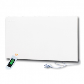 Керамический обогреватель UDEN 900 Вт 17м2, белый настенный, напольный + пульт ДУ