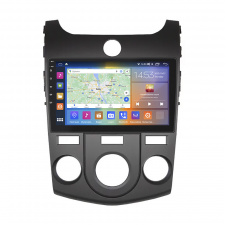 Штатная магнитола Lesko Kia Cerato II Manual AC 2008-2013 IPS 9" 2/32Gb CarPlay 4G Wi-Fi GPS Prime (10722-55617)