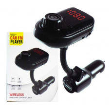 Автомобильный FM модулятор трансмиттер M18 Black (av107-hbr)