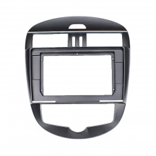Переходная рамка Lesko 10.1" Nissan Tiida C12 2011-2016 Auto AC Серый (9333-37899)