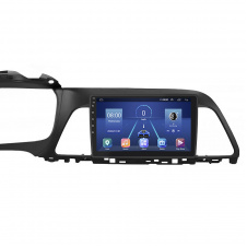 Штатная магнитола Lesko 9" Hyundai Sonata VII LF 2014-2017 6/128Gb 4G Wi-Fi GPS Top (8963-43654)