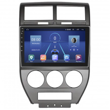 Штатная магнитола Lesko Jeep Compass I 2006-2010 10" 6/128Gb 4G Wi-Fi GPS Top (10253-52034)