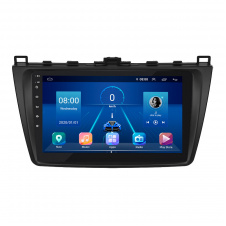 Штатная магнитола Lesko 9" Mazda 6 II GH Рестайлинг 2009-2013 6/128Gb 4G Wi-Fi GPS Top (7748-43680)