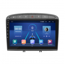 Штатная магнитола Lesko 9" Peugeot 408 I Рестайлинг 2017-н.в. 6/128Gb 4G Wi-Fi GPS Top (9478-43772)
