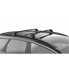 Автобагажник на крышу Turtle AIR 2 Kia Ceed 2013+ Черный
