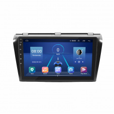 Штатная магнитола Lesko 9" Mazda 3 I BK Рестайлинг 2006-2009 6/128Gb 4G Wi-Fi GPS Top (4001-43675)