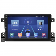 Штатная магнитола Lesko Suzuki Grand Vitara III Рестайлинг 2 2012-2015 9" 6/128Gb 4G Wi-Fi GPS Top (10587-53879)