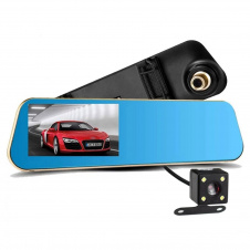 Автомобильный видеорегистратор-зеркало с камерой заднего вида Inspire Blackbox V7 DVR 1080p Black