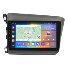Штатная магнитола Lesko 9" Honda Civic IX 2011-2015 4/64Gb CarPlay 4G Wi-Fi GPS Prime (6296-47618)