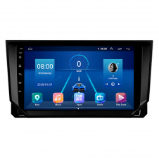 Штатная магнитола Lesko SEAT Ibiza IV Рестайлинг 2 2015-2017 9" 4/64Gb 4G Wi-Fi GPS Top (11372-66375)