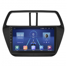Штатная магнитола Lesko Suzuki SX4 II S-Cross 2013-2016 9" 6/128Gb 4G Wi-Fi GPS Top (10286-53927)