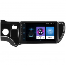 Штатная магнитола Lesko Toyota Aqua I Рестайлинг 2 2017-2021 9" 1/16Gb Wi-Fi GPS Base (10876-60896)