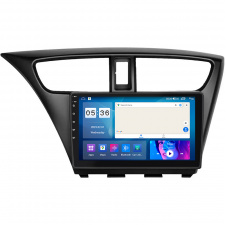 Магнитола Lesko Honda Civic IX Рестайлинг 2013-2017 IPS 9" 2/32Gb CarPlay 4G Wi-Fi GPS Prime (9799-59449)