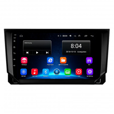 Штатная магнитола Lesko SEAT Ibiza IV Рестайлинг 2 2015-2017 9" 2/32Gb Wi-Fi GPS Base (11372-66370)
