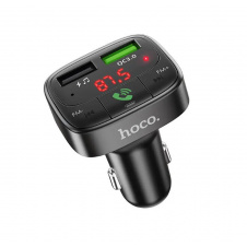 Автомобильный FM модулятор трансмиттер Hoco E59 с быстрой зарядкой Bluetooth