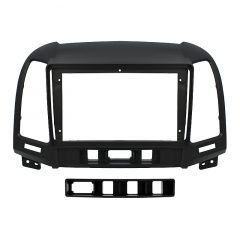 Переходная рамка 9" Lesko для Hyundai Santa Fe 2006-2012гг. (HY 148N)Black Енергодар
