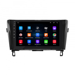 Штатная магнитола Lesko для Nissan Rogue II Рестайлинг 2016-2020 экран 10" 1/16Gb/ Wi-Fi Optima GPS Android Нова Прага