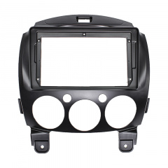 Переходная рамка 9 Lesko Mazda 2 2007-2014 Black Нововолинськ