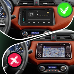 Штатная магнитола Lesko 9" Nissan Micra V 2017-н.в. 4/64Gb/ 4G/ Wi-Fi/ CarPlay Premium (9529-38236) Київ