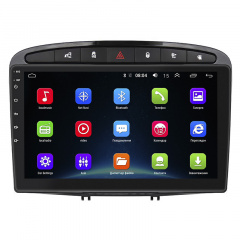 Штатная магнитола Lesko Peugeot 408 I 2012-2017 9" 2/32Gb Black/ Wi-Fi Optima GPS Android (9476-35132) Лубны