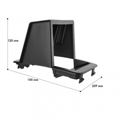 Переходная рамка Lesko 9" Audi Q3 2011-2018 (10655-57372) Славута