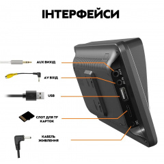 Автомобильный сенсорный монитор RIAS CJ-PTC208 7" с Apple CarPlay и Android Auto (3_04531) Шепетовка