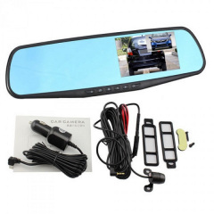 Автомобильное зеркало-видеорегистратор с камерой заднего вида Vehicle BlackBox DVR 1080p (BB90048) Ровно