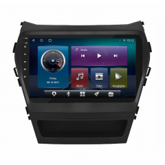 Штатная автомобильная магнитола Lesko Hyundai Santa Fe (2012-2018 гг) 9" 4+32GB 4G+CarPlay Android Premium Киев